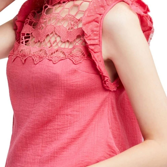 Free People Tops - Free People simply smile Crochet top.  Sz M